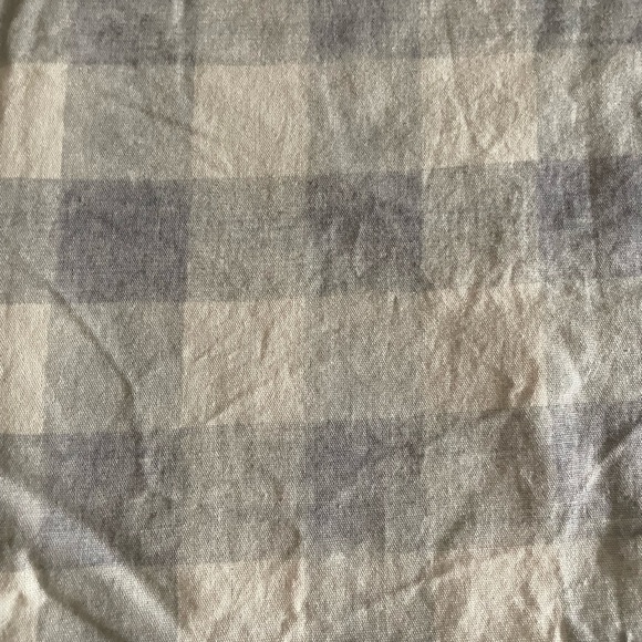 Pottery Barn Bedding Pottery Barn Euro Sham Grey Cream Linen Euro